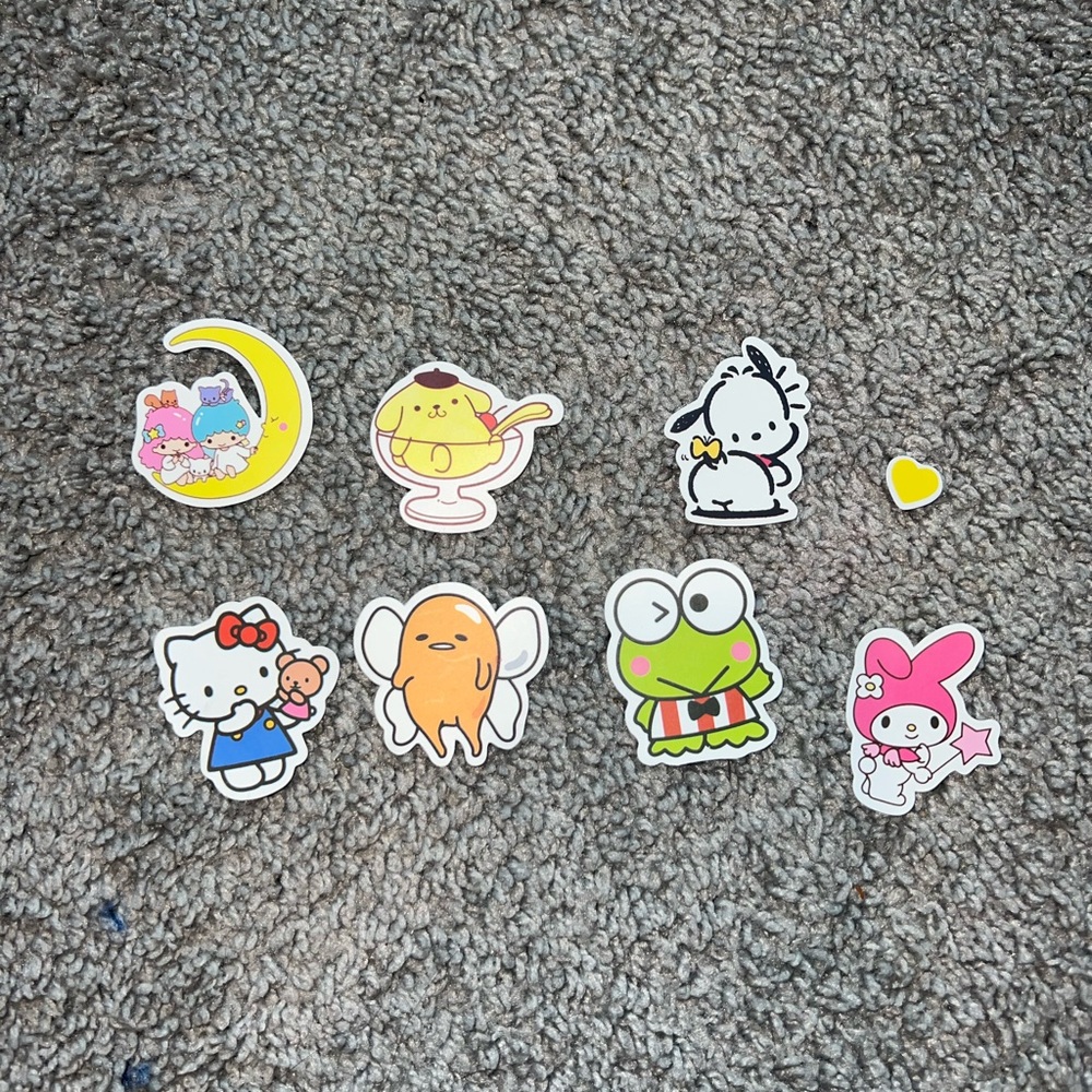 3 for $12 Sanrio Character Stickers Set - Multicolor